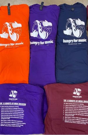 hungry for music t-shirt