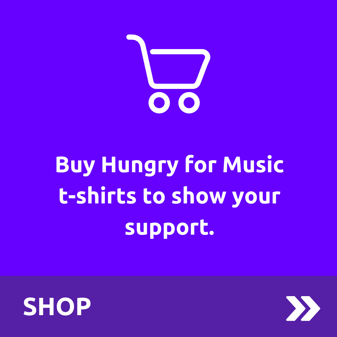 support hungry for music - shop